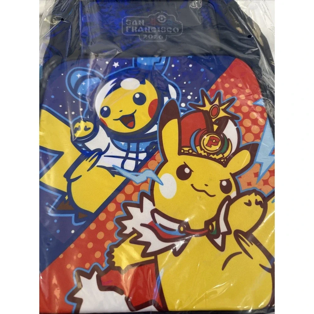PIKACHU BACKPACK 2026 POKEMON WORLD CHAMPIONSHIPS SAN FRANCISCO EXCLUSIVE NEW
